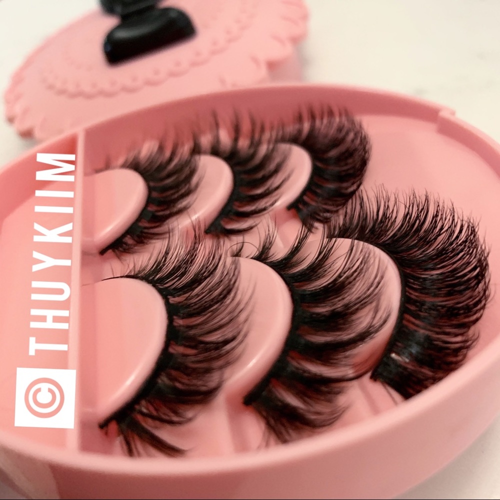 Mink Eyelashes Mink Lashes Case Fur 3D lash set